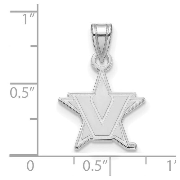 Sterling Silver Vanderbilt U. Small Pendant - Picture 2 of 3